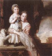 The Countess Spencer with her Daughter Georgiana